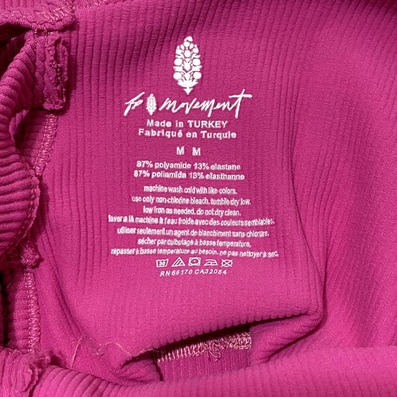 NEW Free People Movement Fizz Free Throw Jumpsuit in Fuchsia Size M - Picture 4 of 5